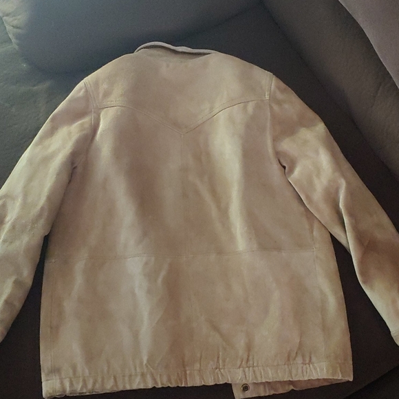 Leather bomber jacket women's size 7/8 - Picture 4 of 4